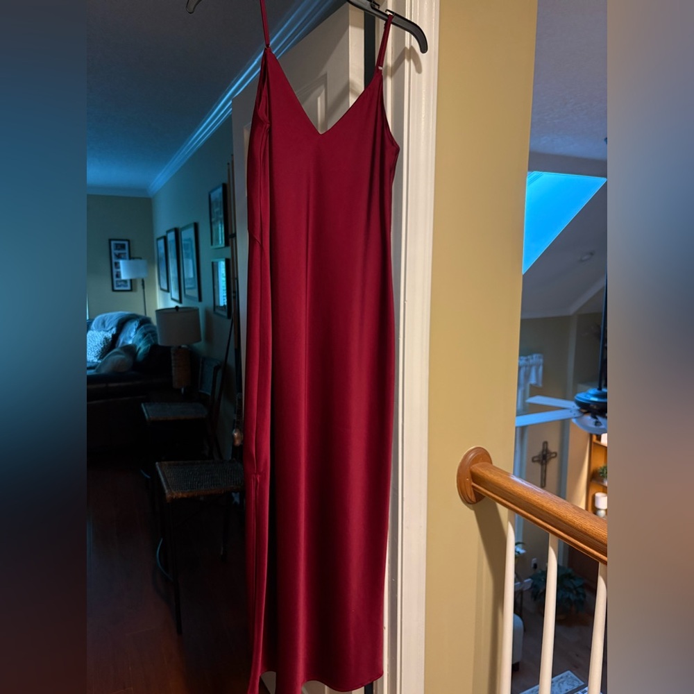 a new day Burgundy Maxi Dress